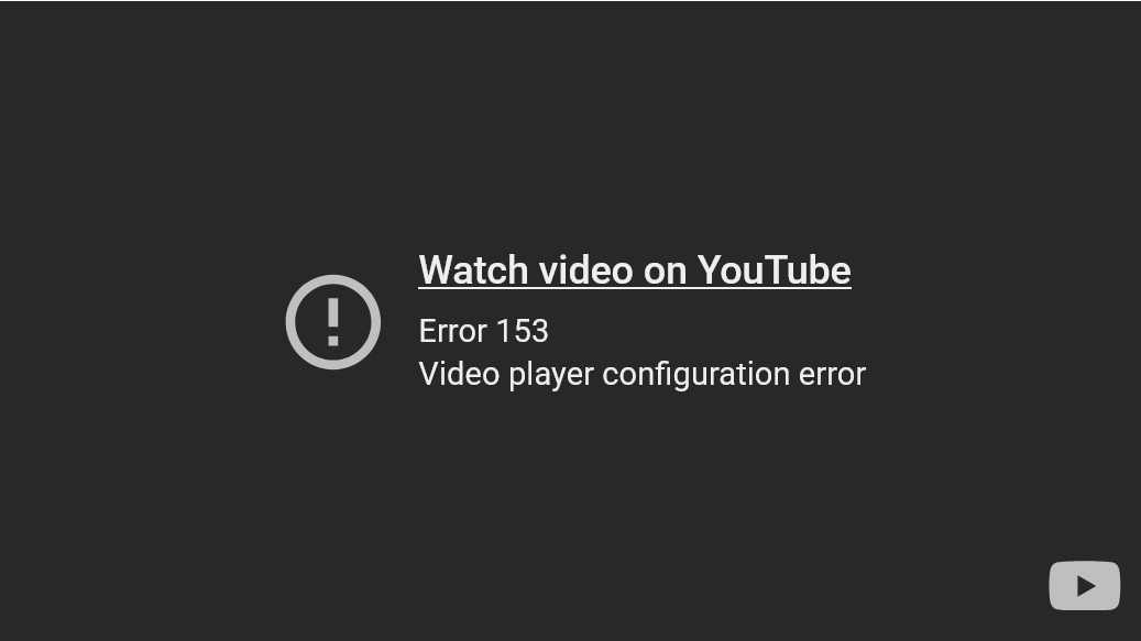 YouTube embedded video error. - Broadband Bulletin Forum