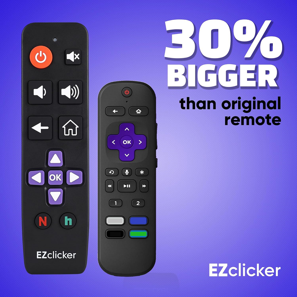 New Larger & Easier to Use Roku TV Remote On Sale - Broadband Bulletin ...
